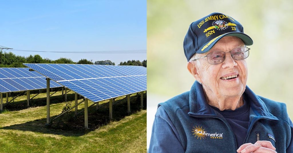 Jimmy Carter built a solar farm in his hometown and it now powers half of the entire city - Featured image