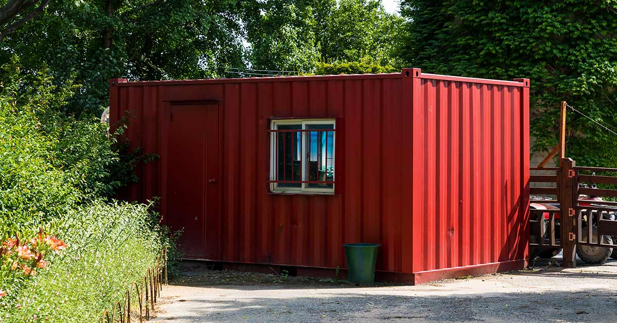 $4000 shipping container home