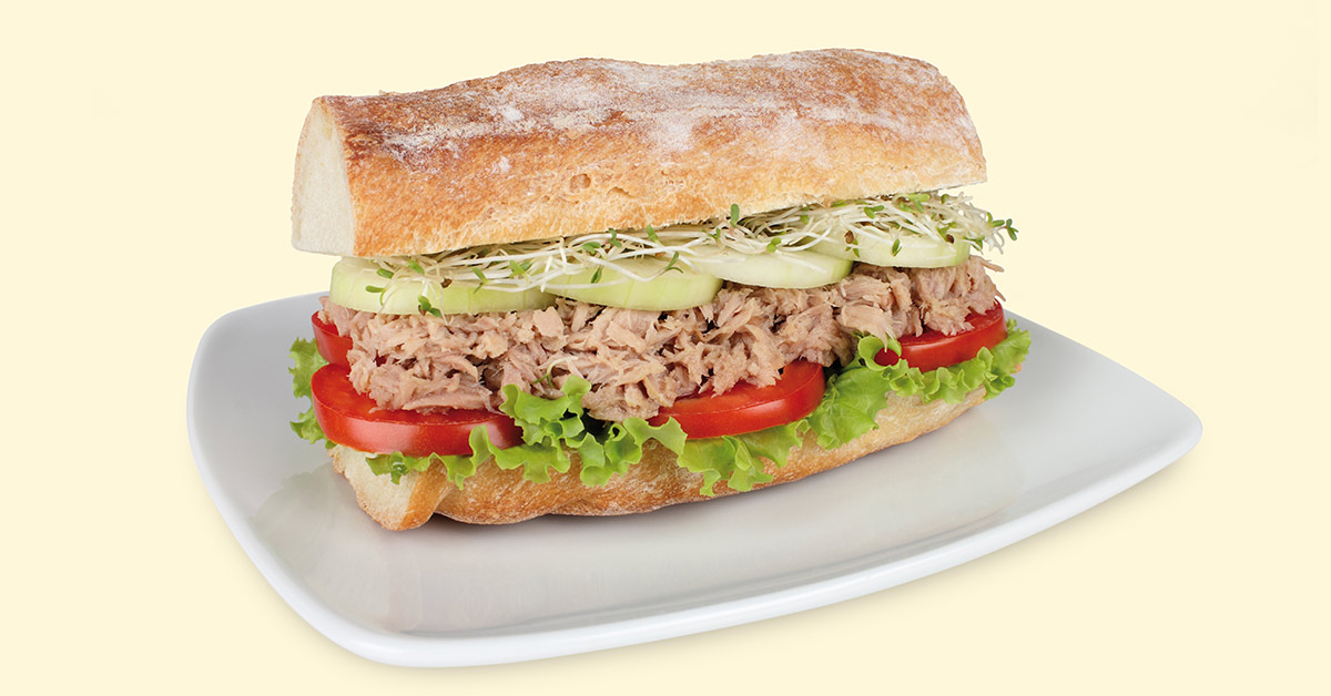 tuna sub sandwich