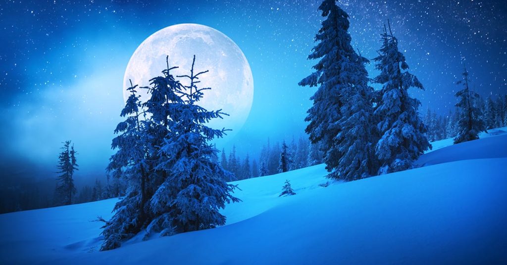 The Perfectly Named Snow Moon Will Appear Later This Month - Featured image