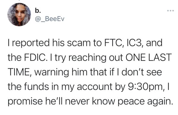 scammed a scammer