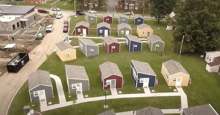Nonprofit Organization Built Homeless Veterans Village of Tiny Homes Instead Of Leaving Them Homeless - Featured image