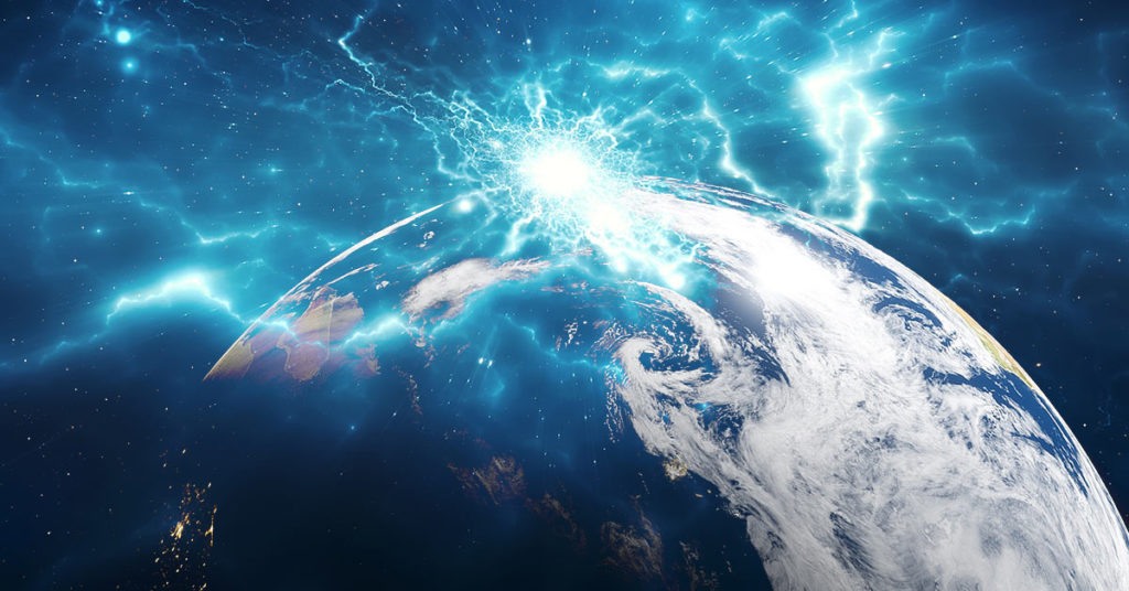 ‘Space hurricane’ that rained electrons observed for the first time - Featured image