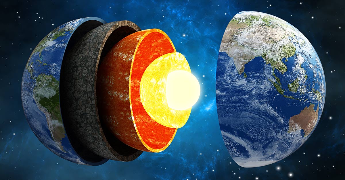 hidden structure in earths core