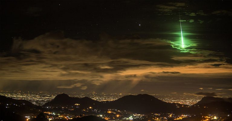green meteor