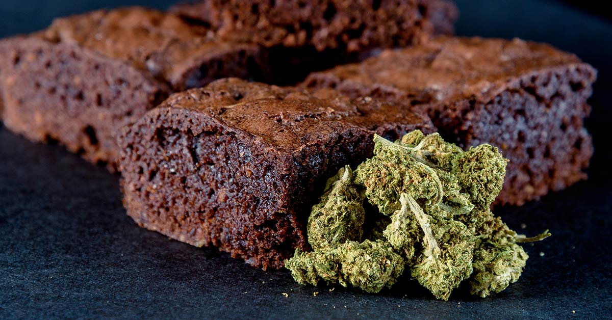 pot-laced brownies