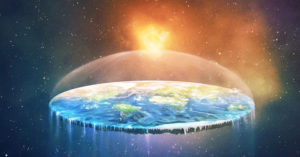 flat earther image