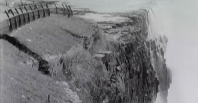 Watch the Amazing footage of Niagara Falls Collapsing In 1954 - Featured image
