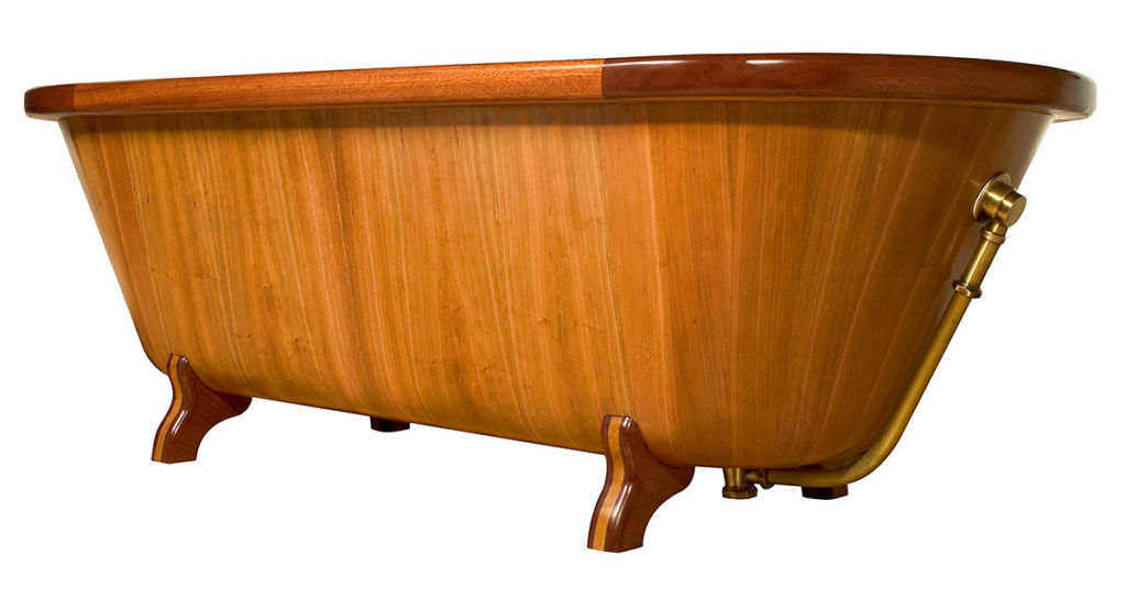 Former Boat Builder Sculpts Breathtaking Wooden Bathtubs - Featured image