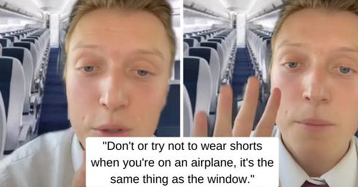 Flight Attendant Don't Wear Shorts On A Plane The Premier Daily