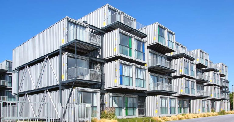 Shipping containers used to build LA housing complex for the homeless - Featured image
