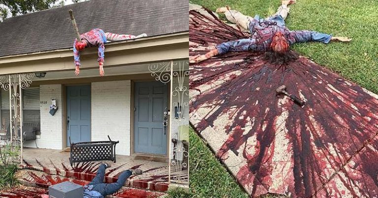 Police Were Repeatedly Called To Man’s Gruesome Halloween Display - Featured image