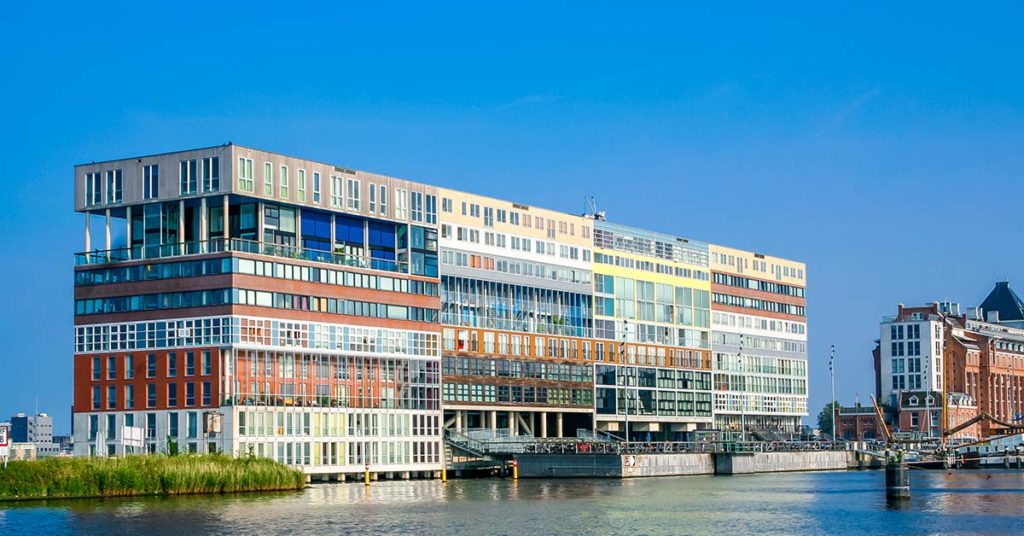 Amsterdam’s floating ‘masterpiece’ of 160 homes pushes the envelope. - Featured image
