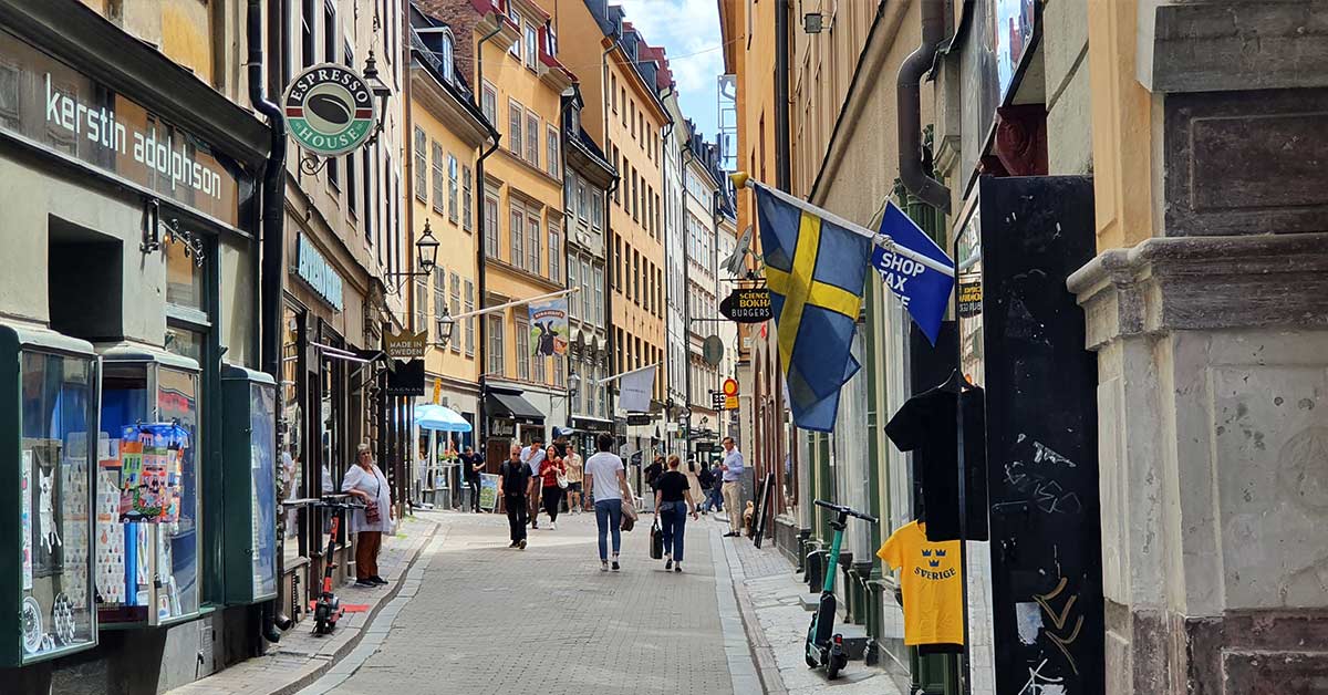 a street in Sweden