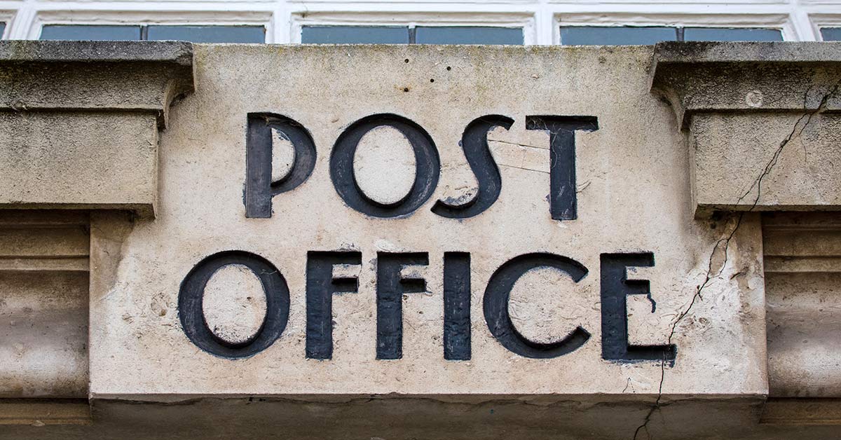 post office sign
