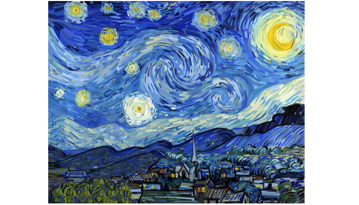Vincent van Gogh’s painting Starry Night