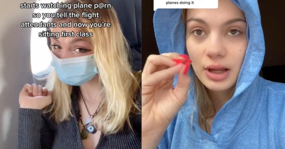 Teenager recalls fear after man seated next to her on plane watched ...