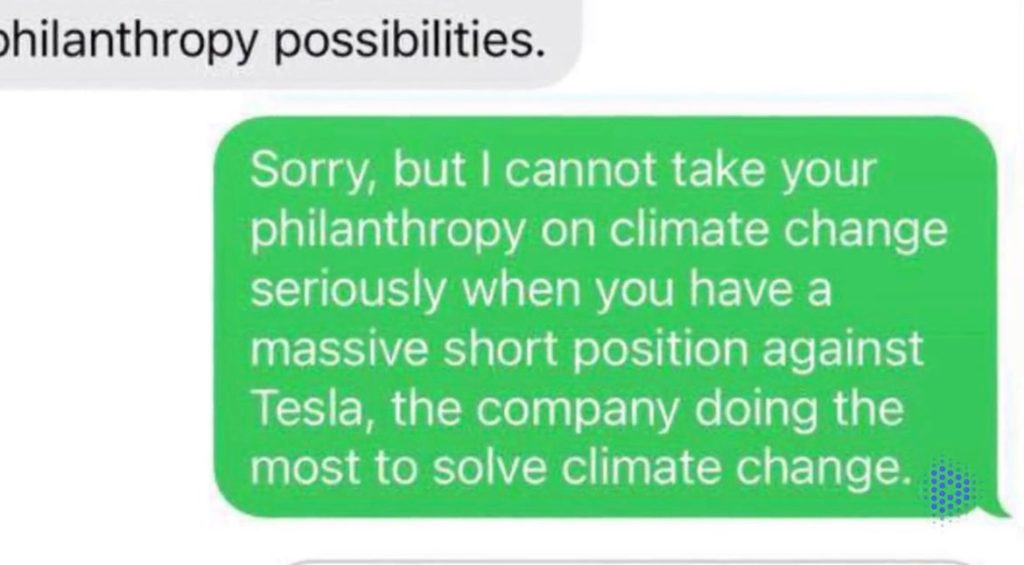 Elon Musk's Texts with Bill Gates