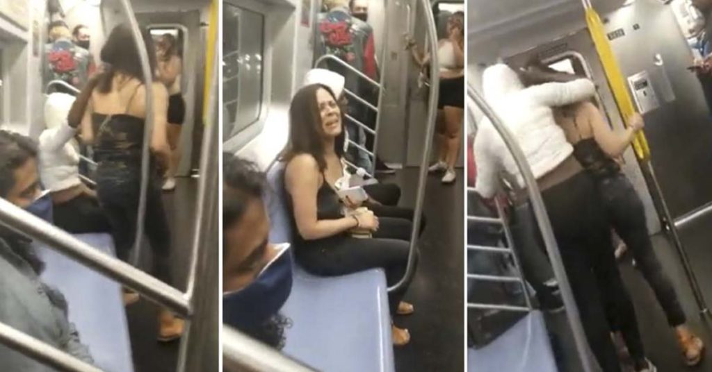 DISTURBING VIDEO: Viral clip shows individual holding woman on train a...