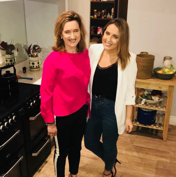 Catherine Keane (right) with her mother Margherita Cummins. Keane died in her sleep while living with two friends in Dublin last year