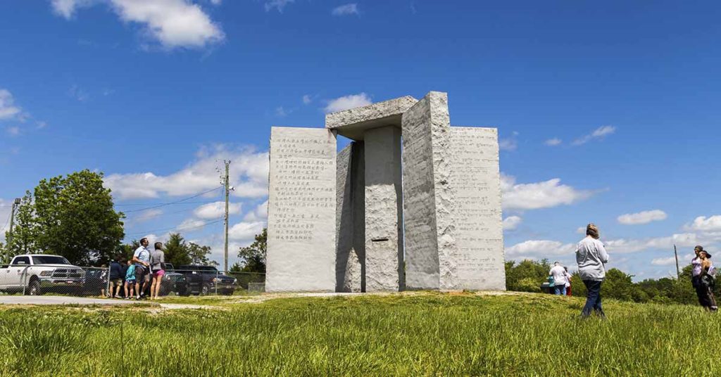 The Georgia Guidestones Get Bulldozed To The Ground Just Hours After A Section Was Destroyed By Explosives - Featured image