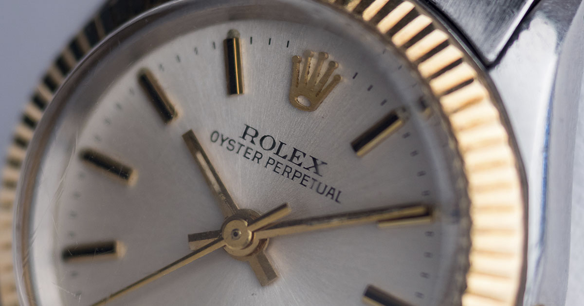 close up, Rolex watch