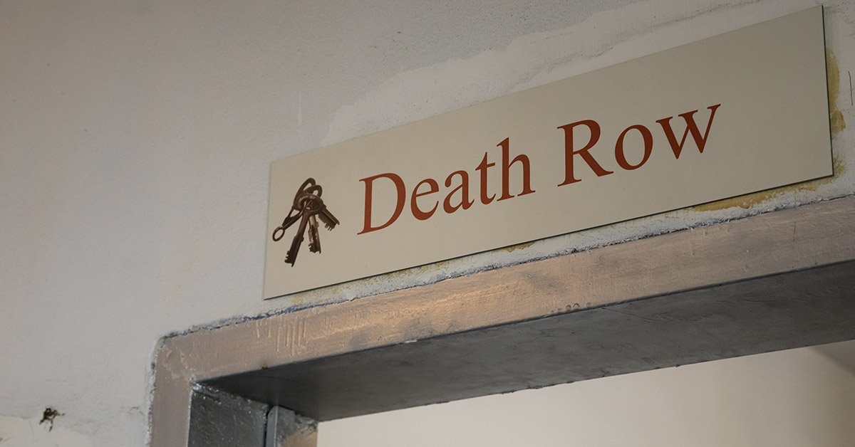 Death Row sign