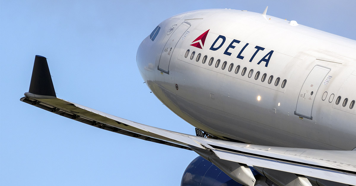 Delta Airlines passenger jet