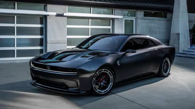 Dodge's newest electric muscle car - The Dodge Charge SRT Concept car.