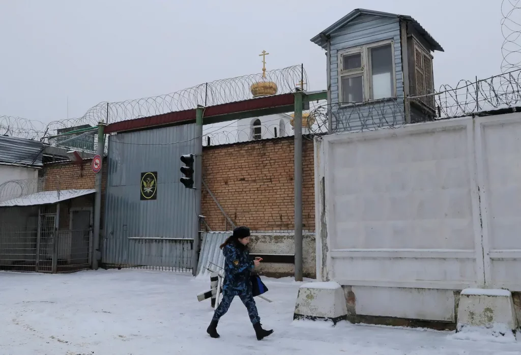 Outside of Russian Prison