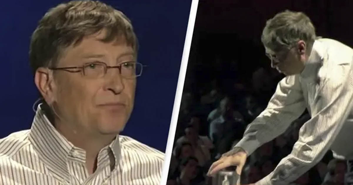 Bill Gates released swarm of mosquitos into audience while talking