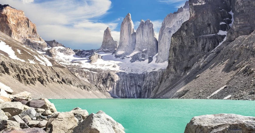 Chile's Torres del Paine National Park - one of the 17 parks that the hiking trail connects.