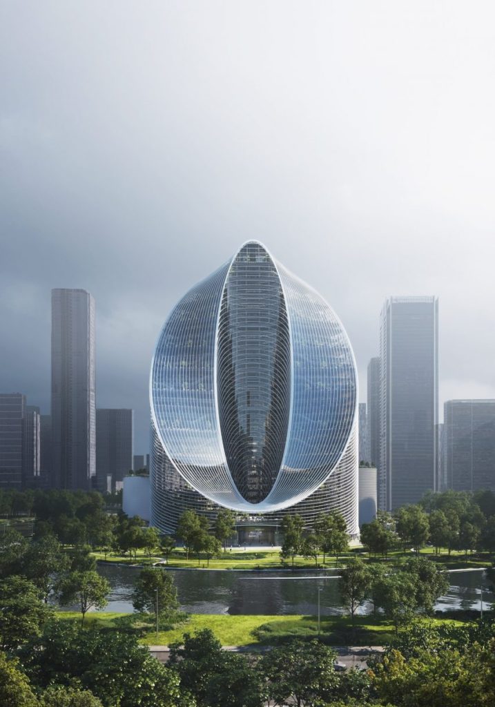 The planned Infinity-loop skyscraper