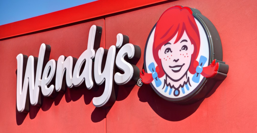 Wendy's shop front sign