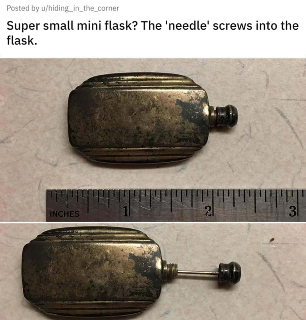 Possibly a drinking flask of some sort?