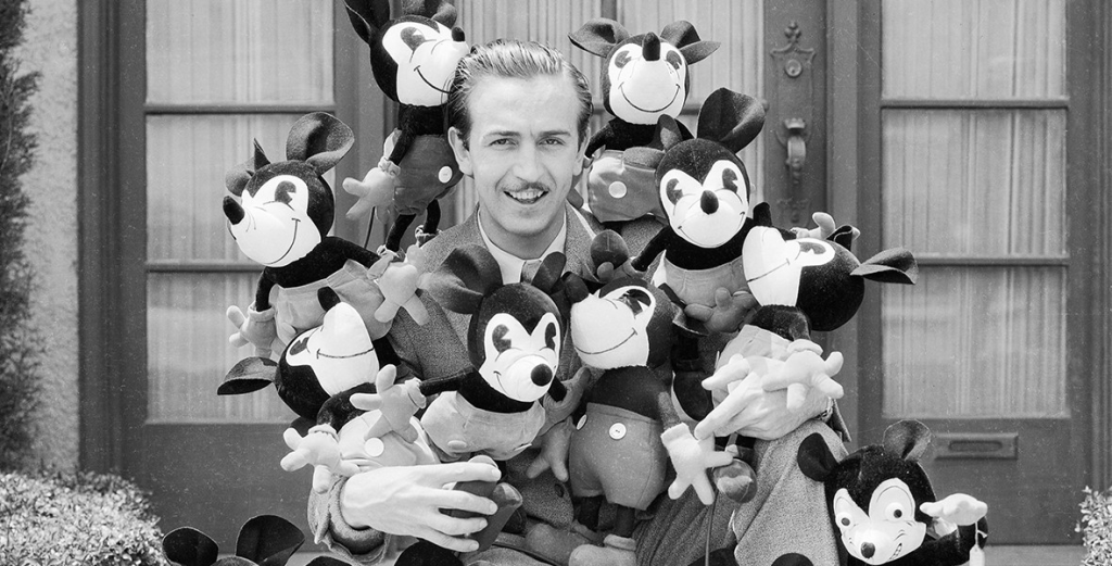 A younger Walt Disney