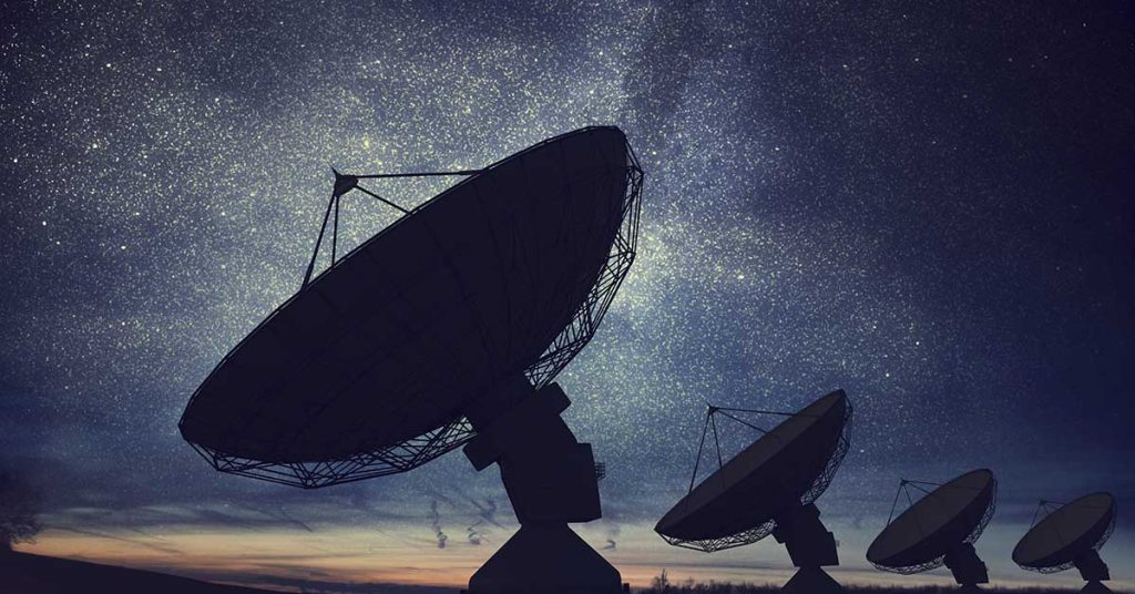 Radio signal sent from galaxy nearly nine billion light years away is received on Earth - Featured image
