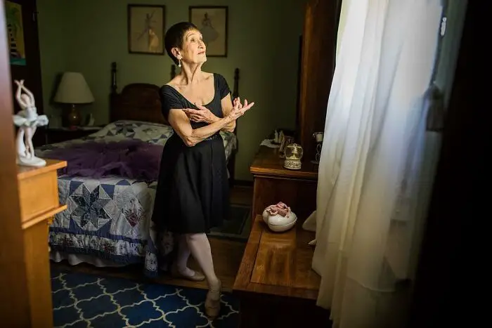 Miss Dorothy – Age 70 dancing in her bedroom