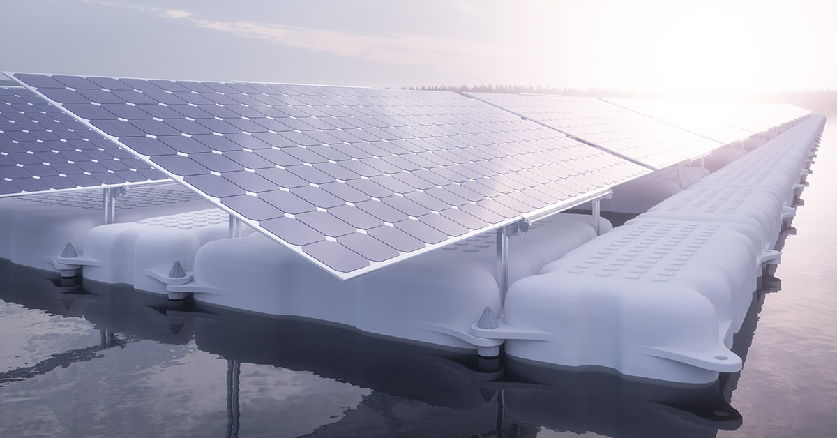 floating solar panels