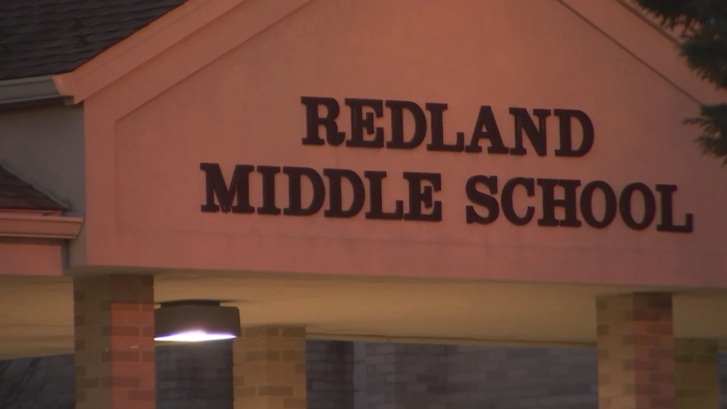 Redland Middle School where the attempted kidnapping happened
