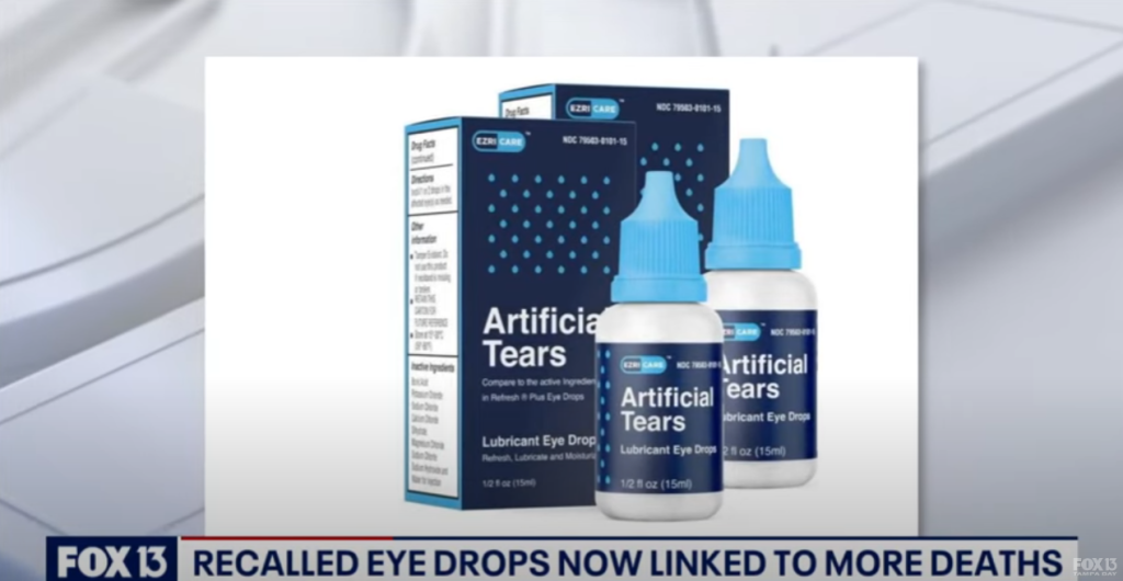 Artificial Tears, the product that blinded Clara Oliva