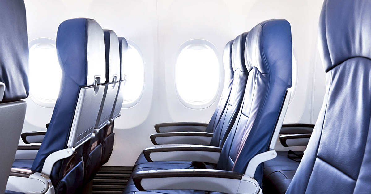 seats on passenger plane