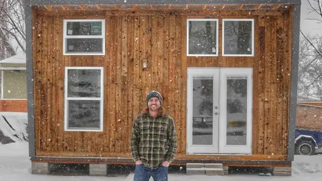The personalized tiny home that generates $49k in revenue for Nanney as an AirBnB listing.