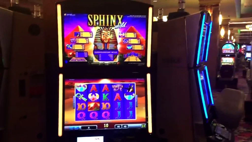 The ever popular Sphinx machine which apparently malfunctioned when Katrina Bookman won $43 million