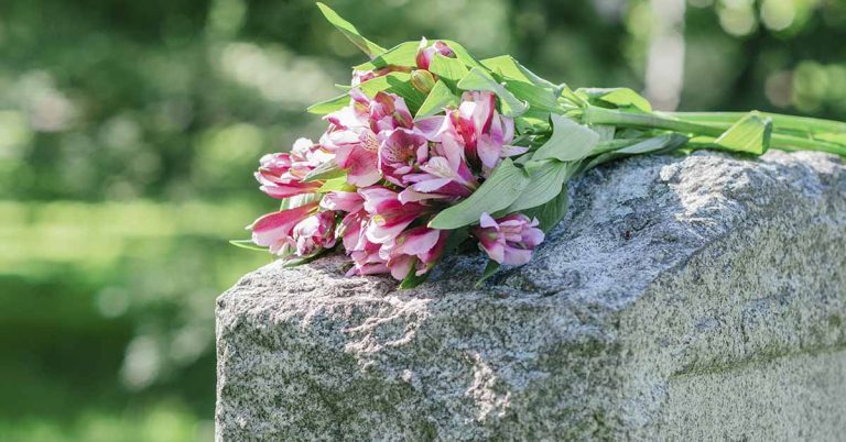 Man visits grave of wife after being released from prison for mercy killing her - Featured image