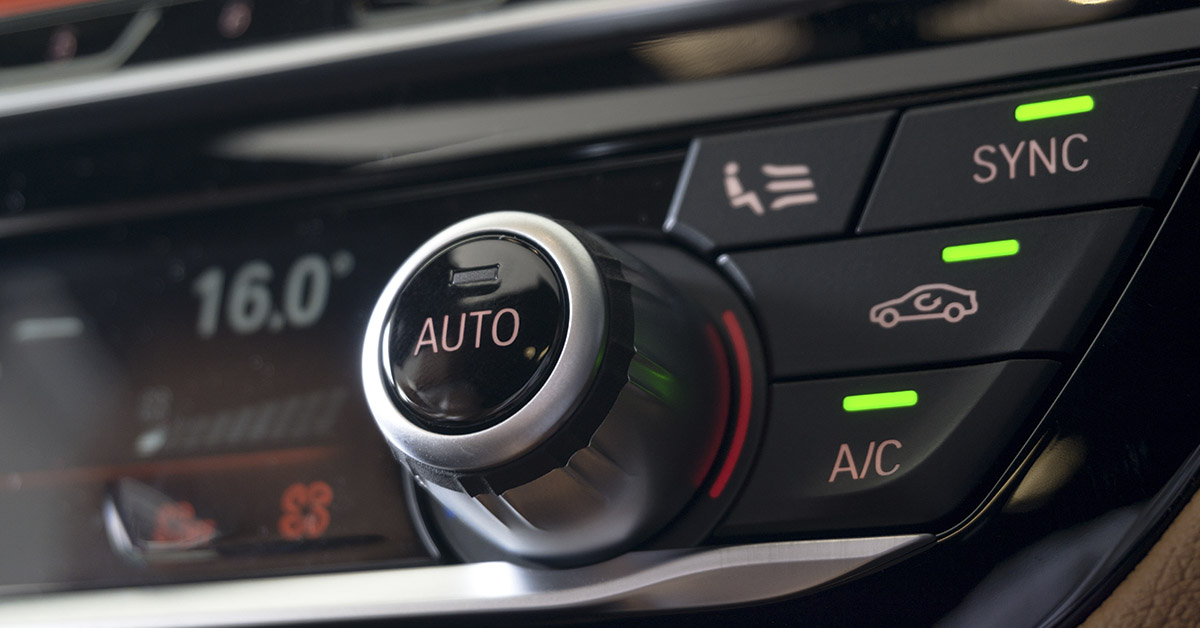 air circulation button in car