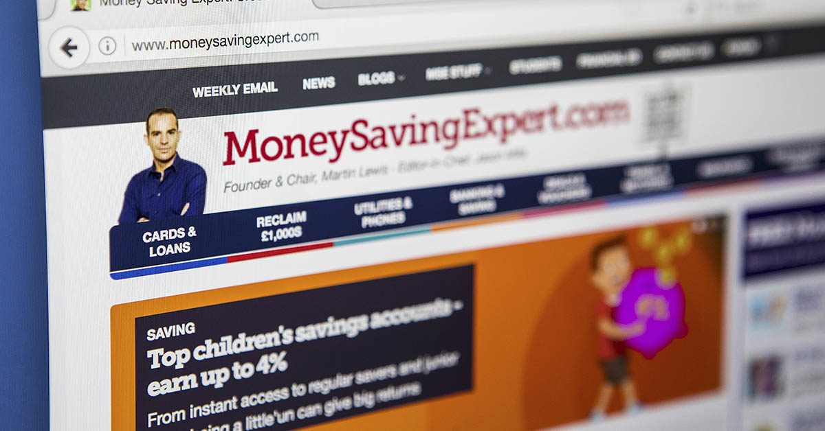 moneysavingexpert.com website screenshot