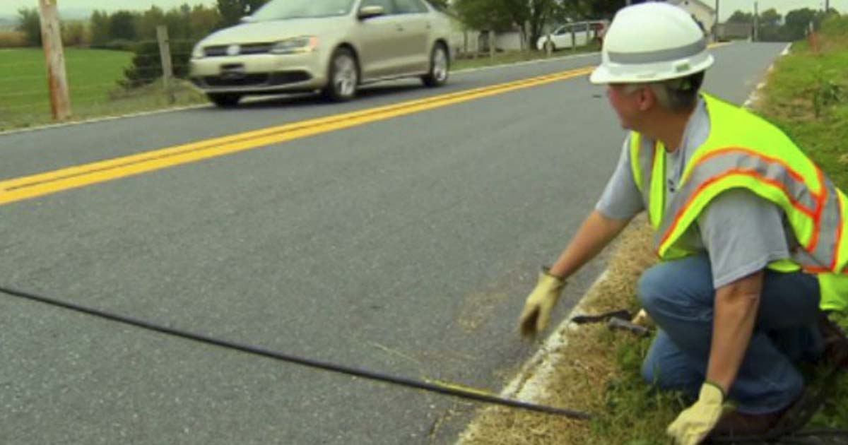 What are those black cables in the middle of the road? The Premier Daily