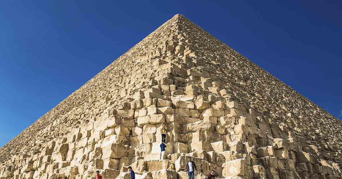 base of a pyramid