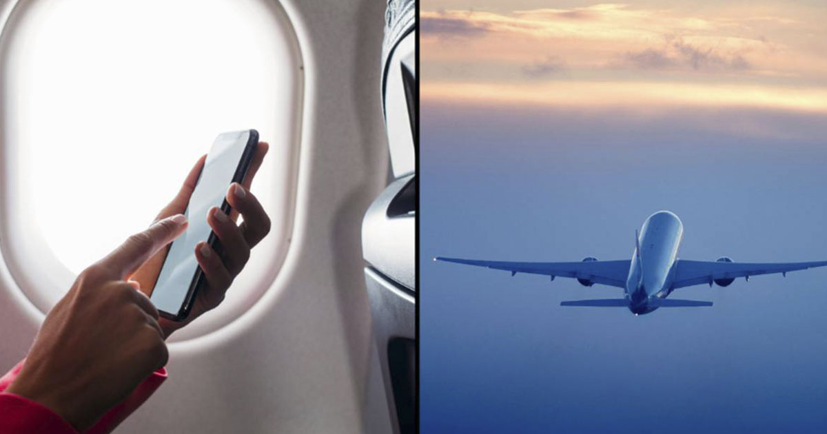 Why passengers are actually told to put their phones on airplane mode